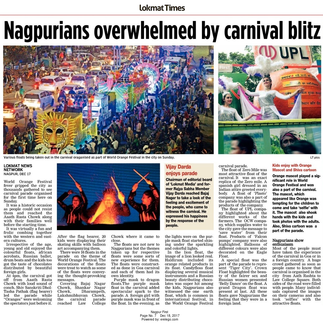 Nagpurians overwhelmed by carnival blitz