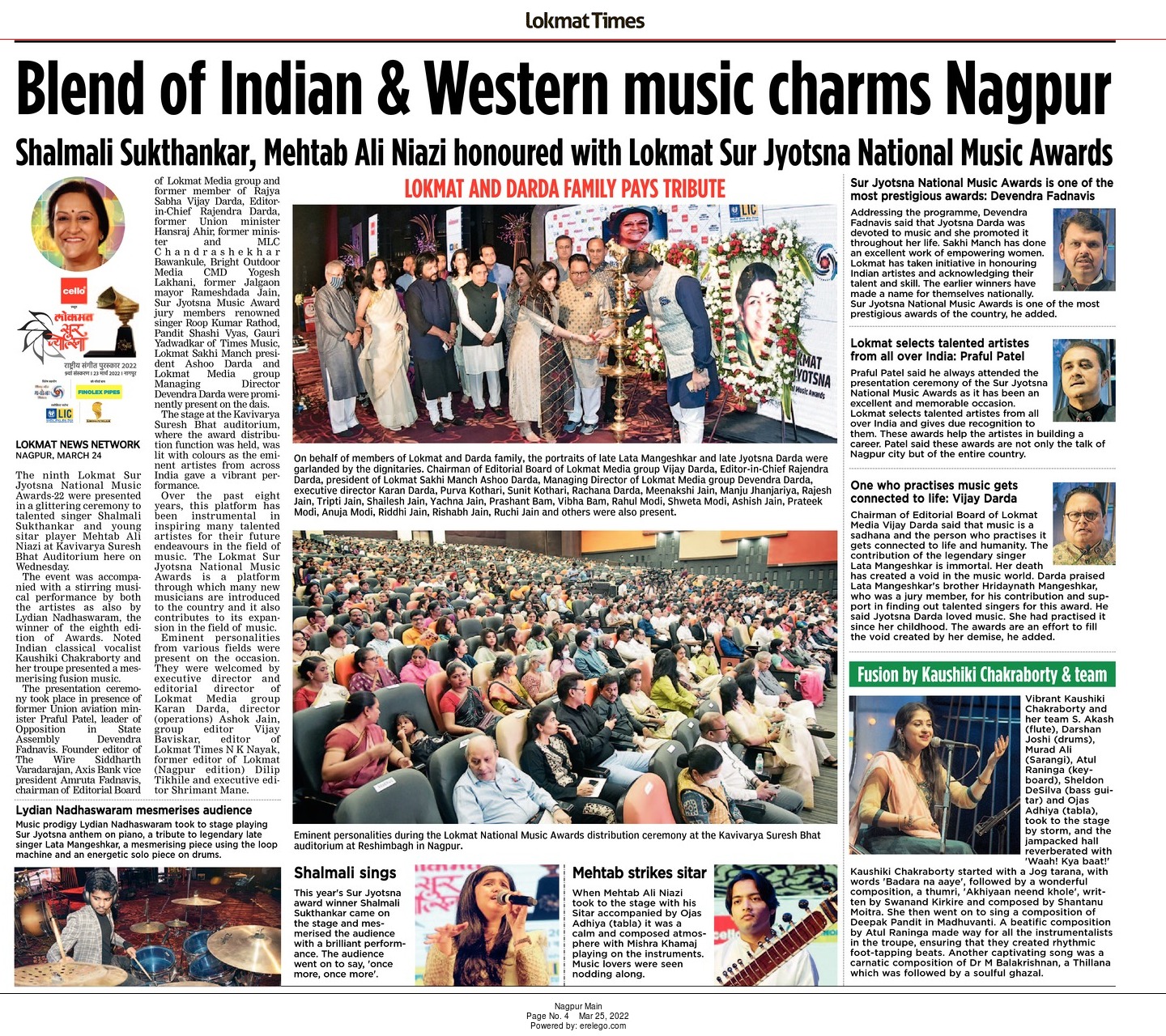 TBlend of Indian & Western music charms Nagpur